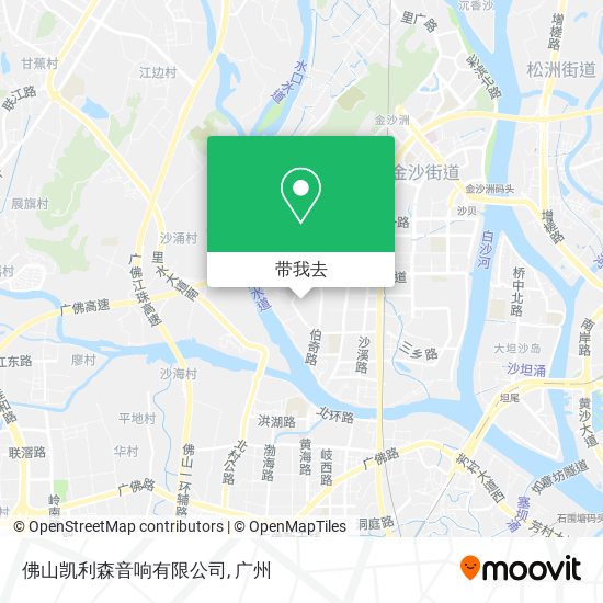 佛山凯利森音响有限公司地图
