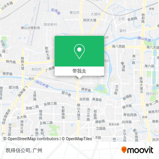 凯得信公司地图