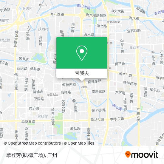 摩登芳(凯德广场)地图