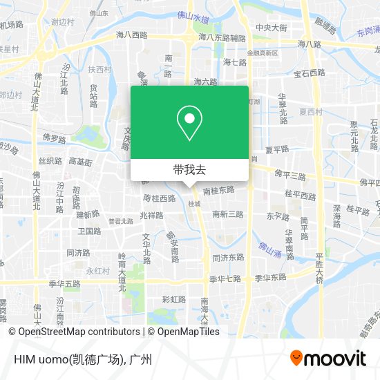 HIM uomo(凯德广场)地图