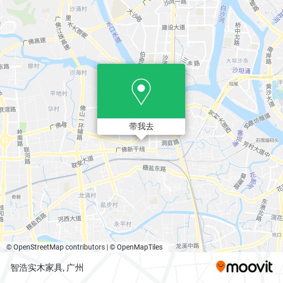 智浩实木家具地图