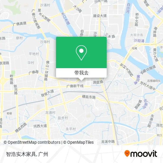 智浩实木家具地图