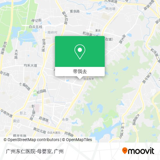 广州东仁医院-母婴室地图