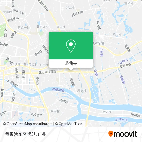 番禺汽车客运站地图