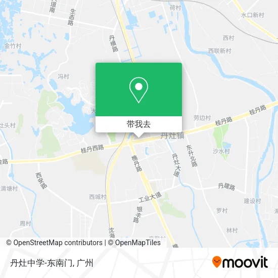 丹灶中学-东南门地图