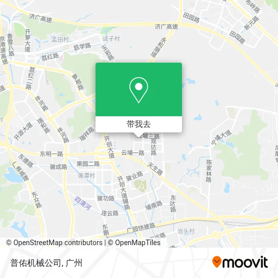 普佑机械公司地图