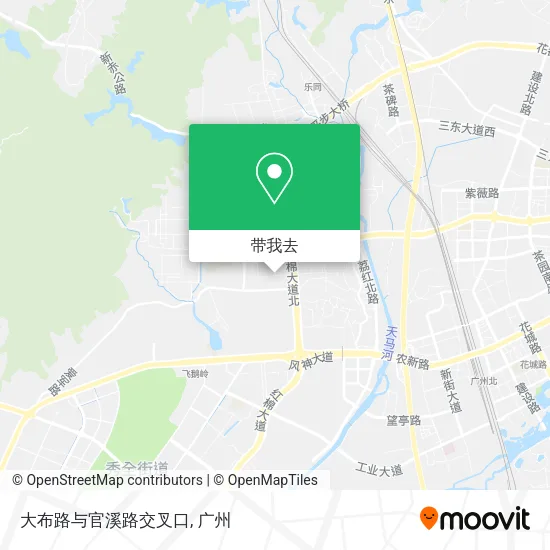 大布路与官溪路交叉口地图