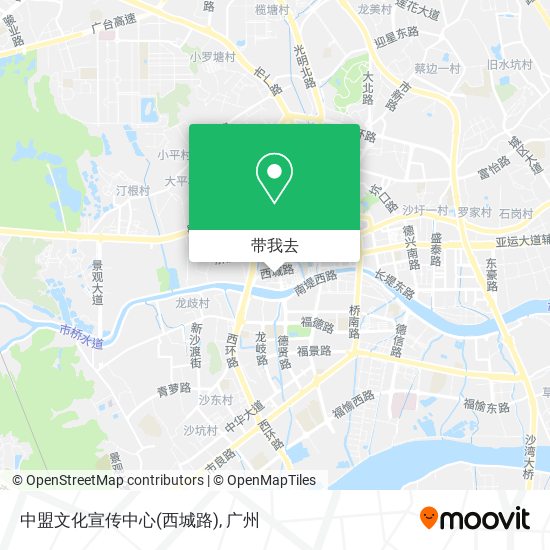 中盟文化宣传中心(西城路)地图