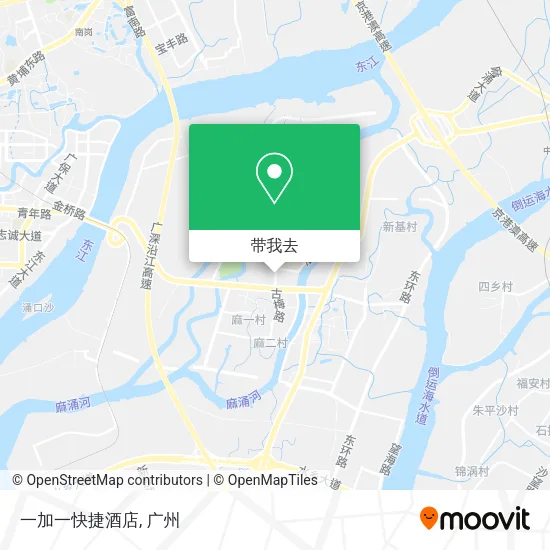 一加一快捷酒店地图