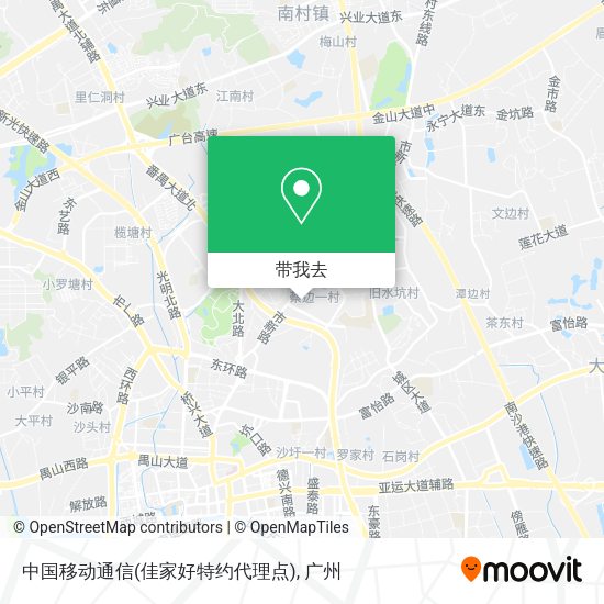 中国移动通信(佳家好特约代理点)地图