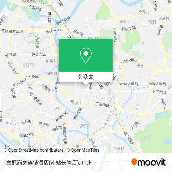 皇冠商务连锁酒店(南站长隆店)地图
