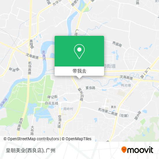 皇朝美业(西良店)地图