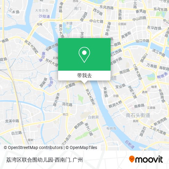 荔湾区联合围幼儿园-西南门地图