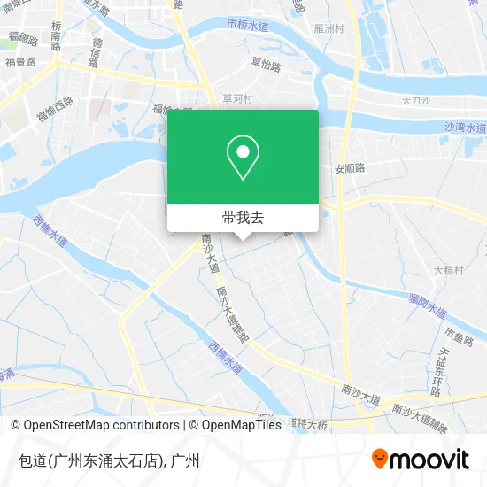 包道(广州东涌太石店)地图