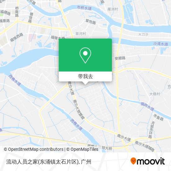 流动人员之家(东涌镇太石片区)地图