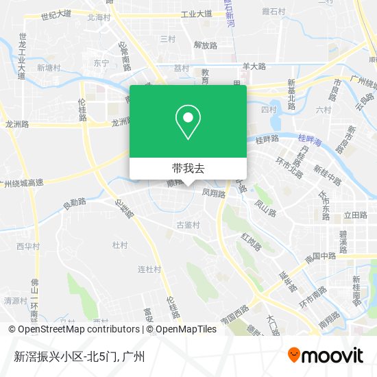 新滘振兴小区-北5门地图