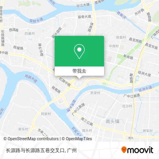 长源路与长源路五巷交叉口地图
