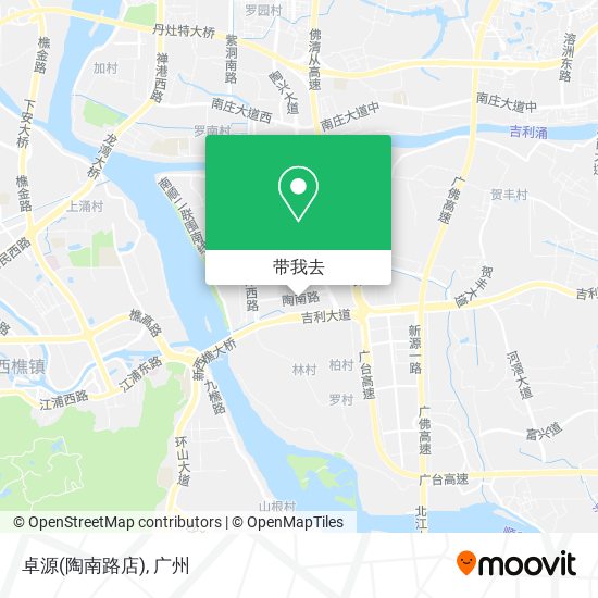 卓源(陶南路店)地图