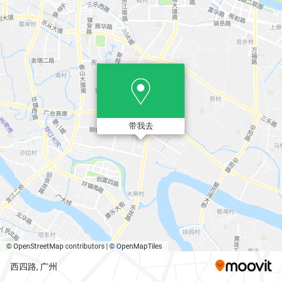 西四路地图