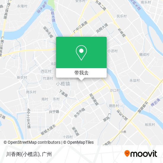 川香阁(小榄店)地图