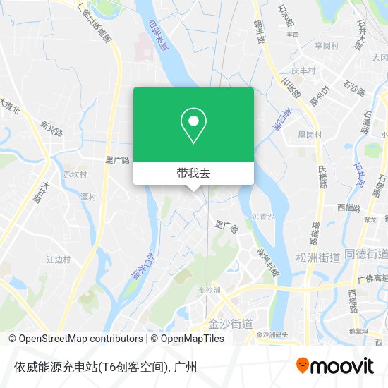 依威能源充电站(T6创客空间)地图