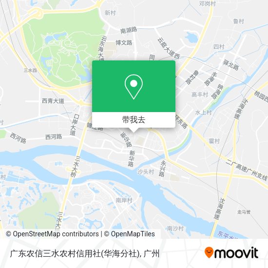 广东农信三水农村信用社(华海分社)地图