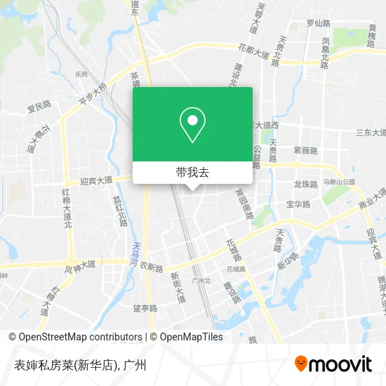 表婶私房菜(新华店)地图