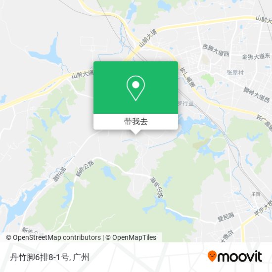 丹竹脚6排8-1号地图