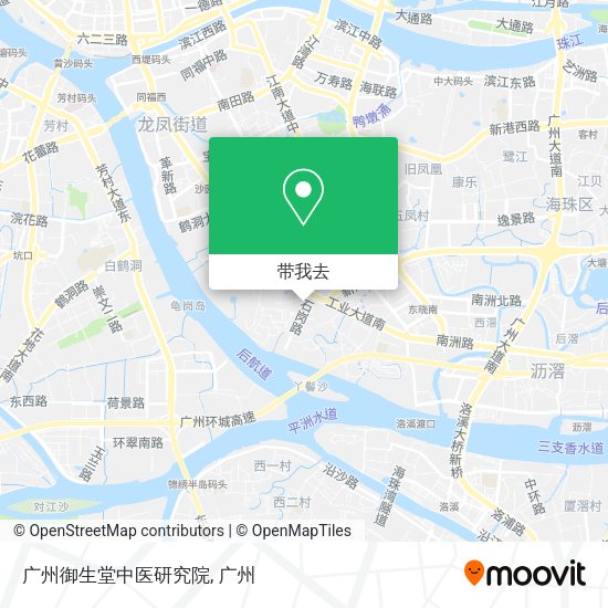 广州御生堂中医研究院地图