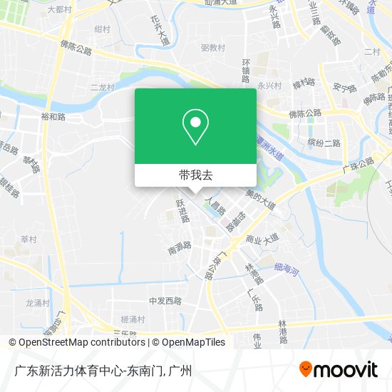 广东新活力体育中心-东南门地图