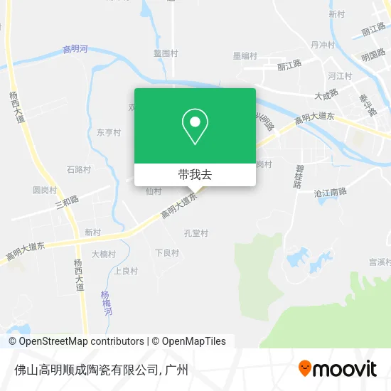 佛山高明顺成陶瓷有限公司地图