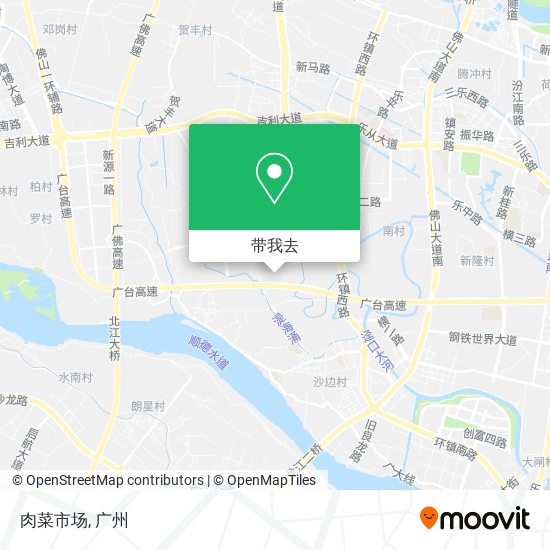 肉菜市场地图
