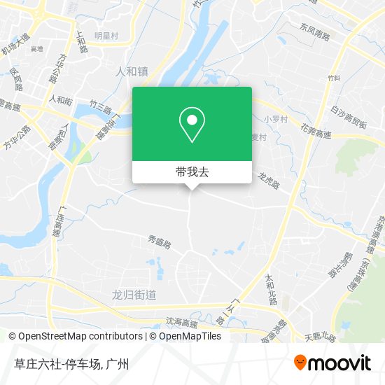 草庄六社-停车场地图