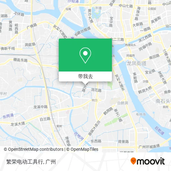 繁荣电动工具行地图