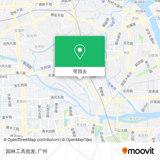 园林工具批发地图