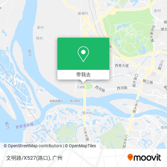 文明路/X527(路口)地图