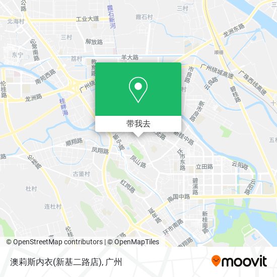 澳莉斯内衣(新基二路店)地图