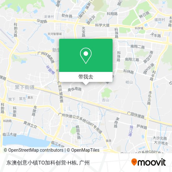 东澳创意小镇TO加科创营-H栋地图