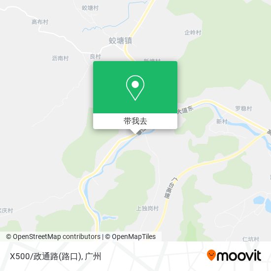 X500/政通路(路口)地图