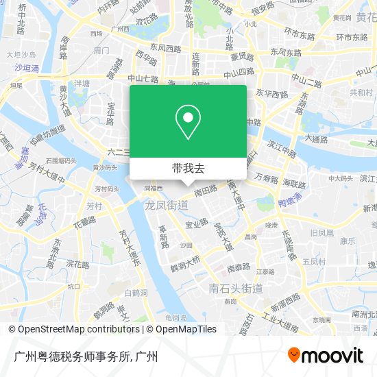 广州粤德税务师事务所地图