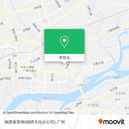 蜗窝家装饰(锦绣天伦分公司)地图