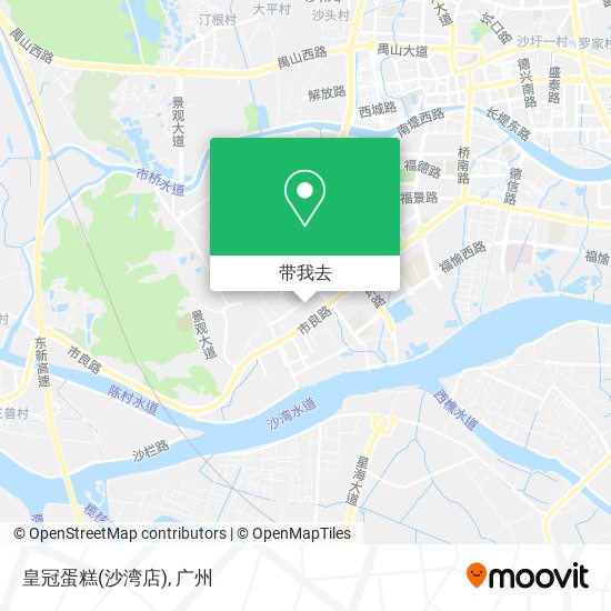 皇冠蛋糕(沙湾店)地图