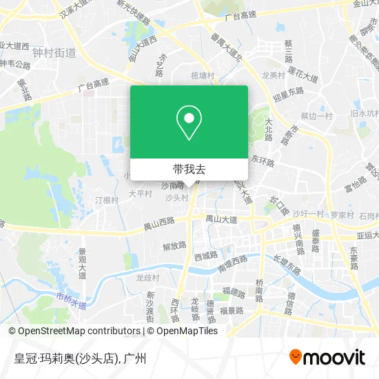 皇冠·玛莉奥(沙头店)地图