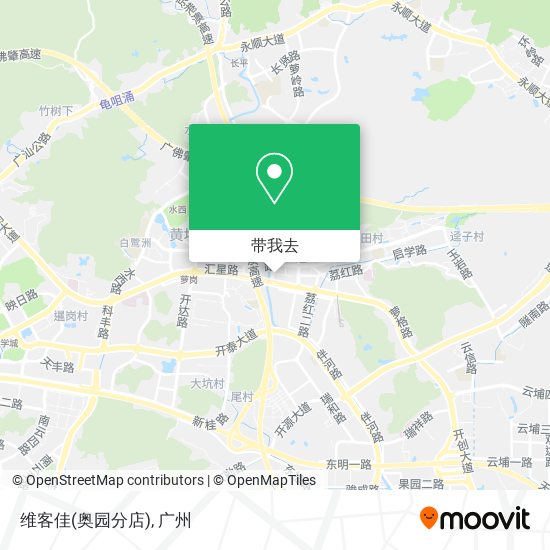 维客佳(奥园分店)地图