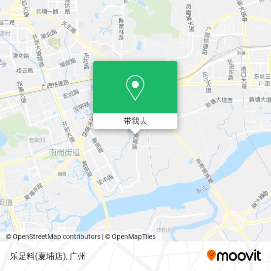 乐足料(夏埔店)地图