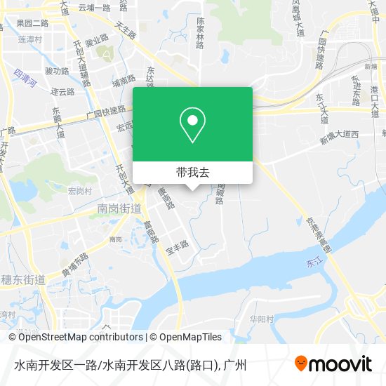 水南开发区一路/水南开发区八路(路口)地图