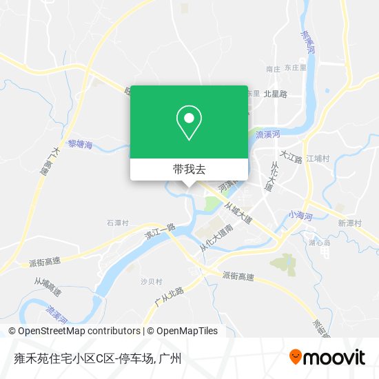 雍禾苑住宅小区C区-停车场地图