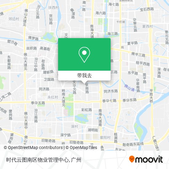 时代云图南区物业管理中心地图