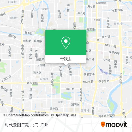 时代云图二期-北门地图