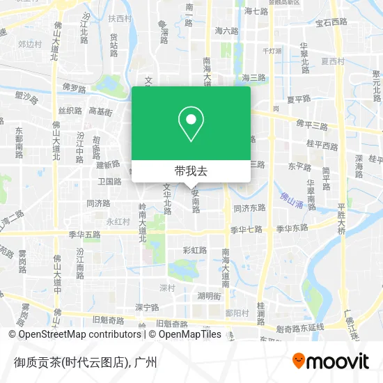 御质贡茶(时代云图店)地图